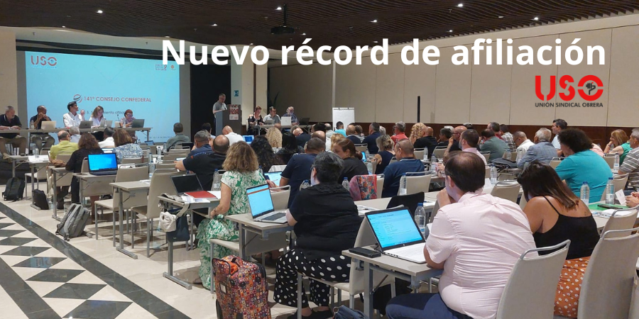 #USO registra un nuevo récord de afiliados, con las cifras en constante crecimiento mes tras mes.
🫂 Gracias a todos quienes mostráis vuestra confianza en nuestro sindicato.
🚀¡Seguiremos mejorando!

uso.es/uso-encara-el-…