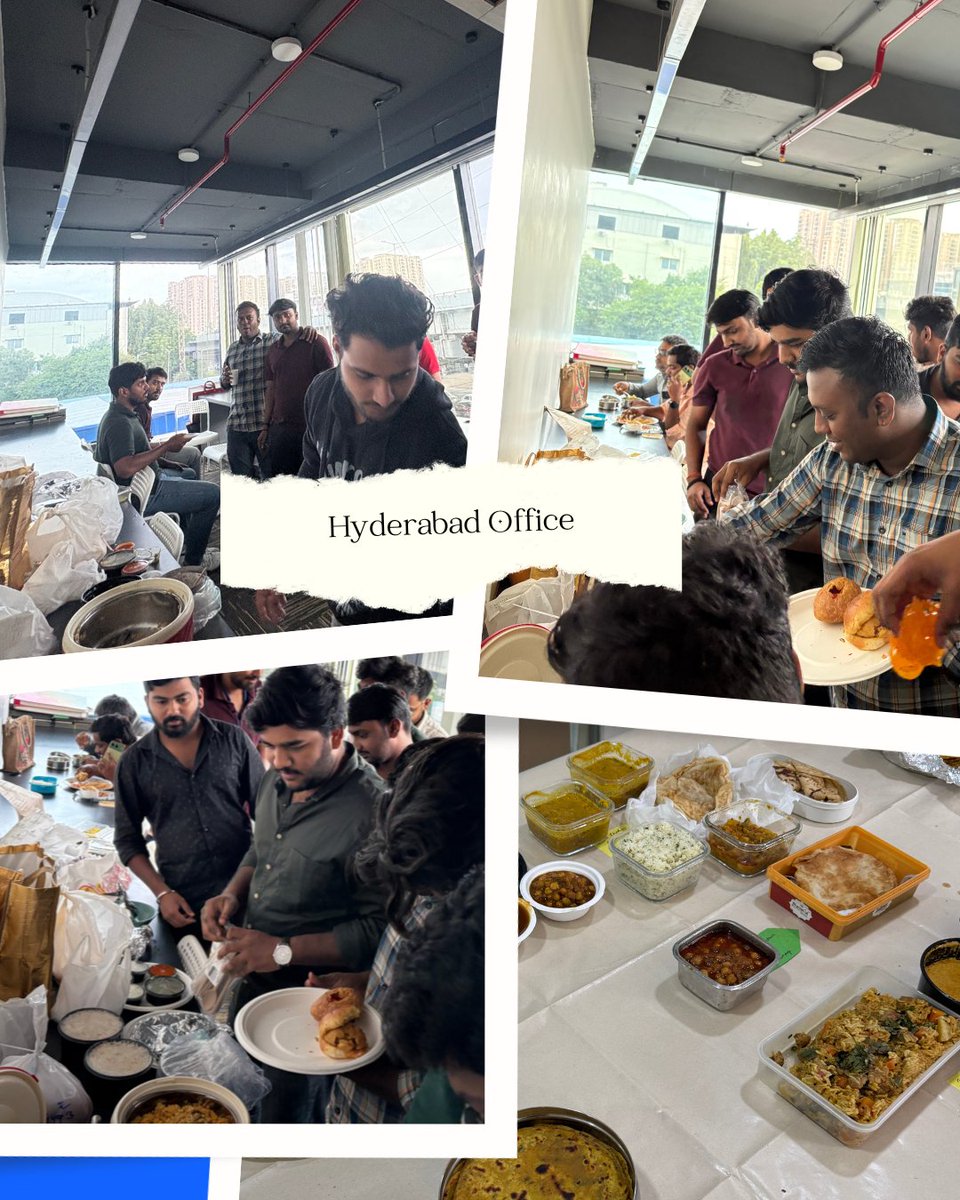 techdomesolves's tweet image. #Potluck vibes, Techdome style! ✨

From samosas to sweets, from our Indore office to Hyderabad office – our team came together to share not just food, but laughter, stories, and lots of extra servings. 😋

What’s your go-to potluck dish? Tell us below! 👇

#LifeAtTechdome…