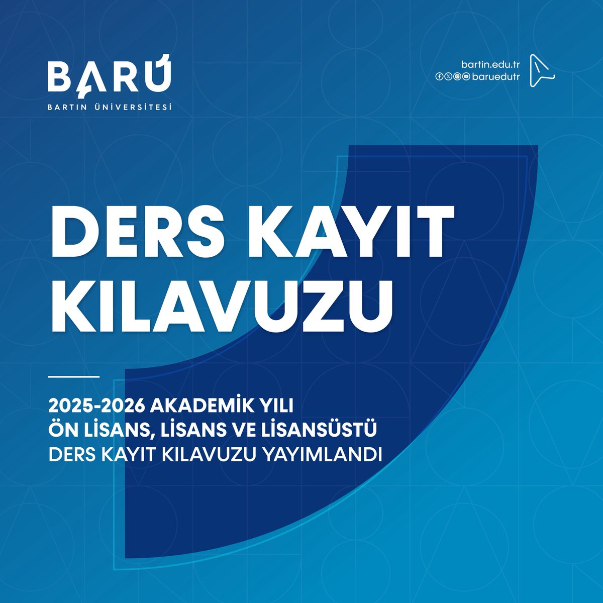 ⚠️2025-2026 Akademik Yılı Güz Dönemi Ön Lisans, Lisans ve Lisansüstü Ders Kayıt Kılavuzu Yayımlandı 

🔗 oidb.bartin.edu.tr/duyurular/2025…