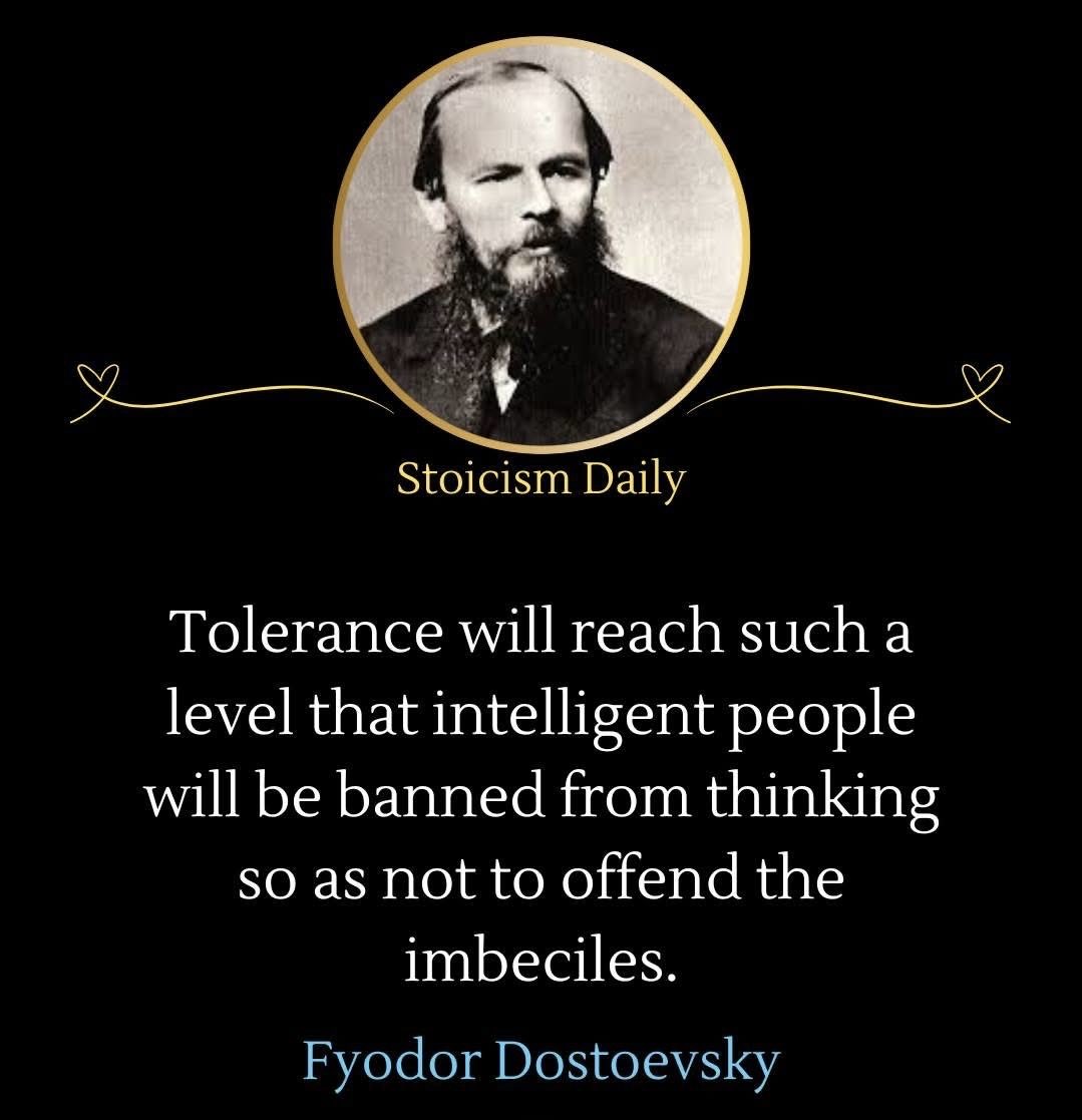 Dostoevsky called it, didn’t he..?!