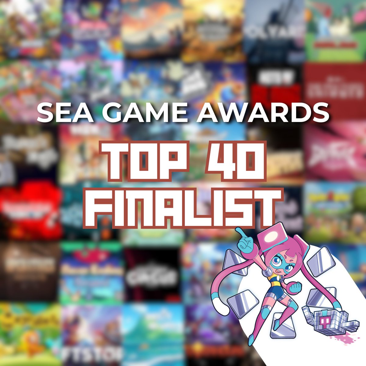 Here is your full list of SEA Game Awards 2025 top 40 finalists: 🧵

1) Arcade Galaxy by No.Nine Studio
2) Arcas Champions by Arcas Games
3) Deep Pixel Melancholy by ok/no
4) Lost Twins 2 by Playdew
5) Operation: Polygon Storm by Toxic Studio
6) Polyaris by Magic Pie

(1/?)