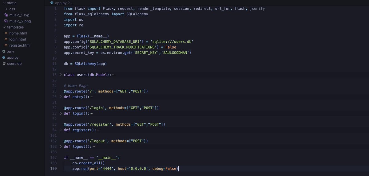 555aaditya's tweet photo. 🎵 I've started a new project called JamRoom!
It's a collaborative music player designed to let you listen to synchronized music with friends in real-time. Think virtual jam sessions, no matter the distance.
github : https://t.co/ys2zGgY0eI
#JamRoom #Flask #Python https://t.co/nE01w695q8
