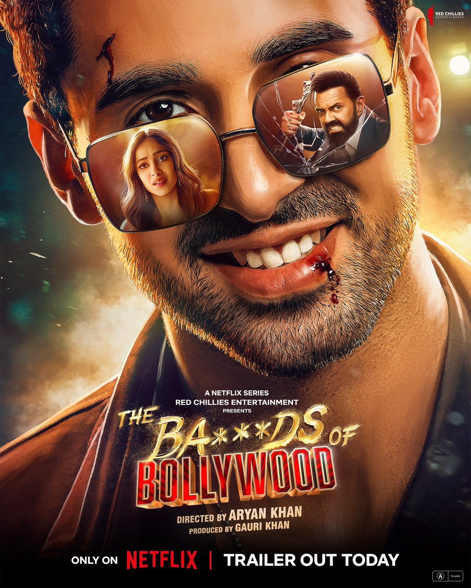 The many shades of Bollywood...Are you ready to witness them? 🎬

The Ba***ds of Bollywood, trailer out today.

#TheBadsOfBollywood 
#TheBadsOfBollywoodOnNetflix
➖
#VFXbyRedchillies 
#ColorByRedchillies 🌶️