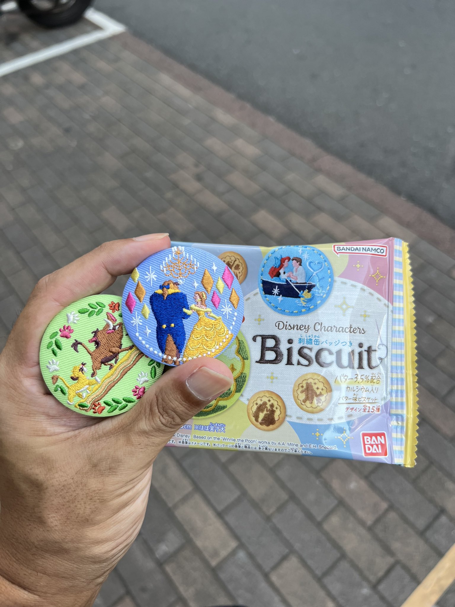 ディズニー刺繍缶バッチ セミコンプ ディズニー 刺繍缶バッジ