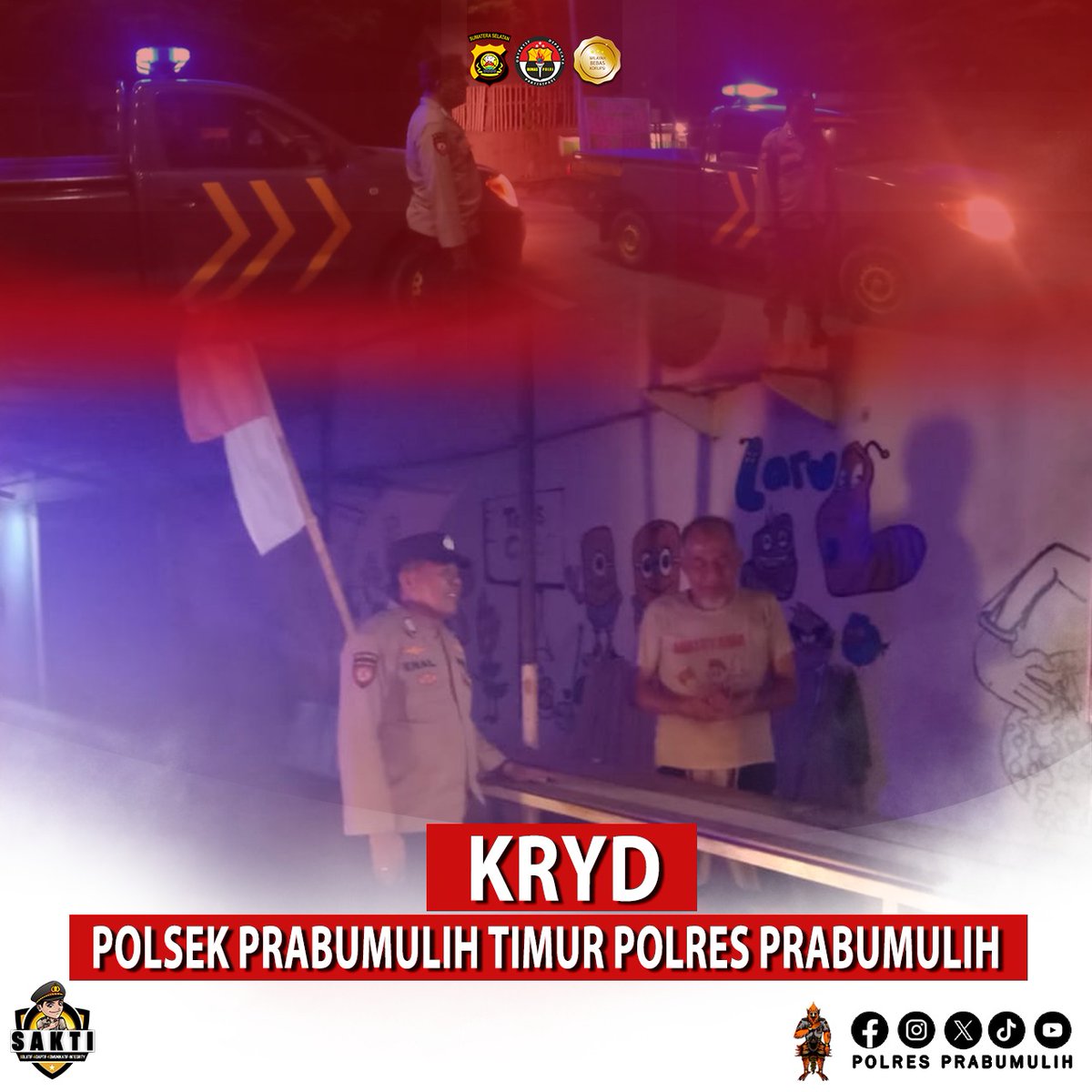 KRYD POLSEK PRABUMULIH TIMUR POLRES PRABUMULIH 

#swasembadapangan
#ketahananpangan
#polrimendukungketahananpangan
#polisicintapetani
#poldasumsel
#polresprabumulih
#prabumulih
#sumsel