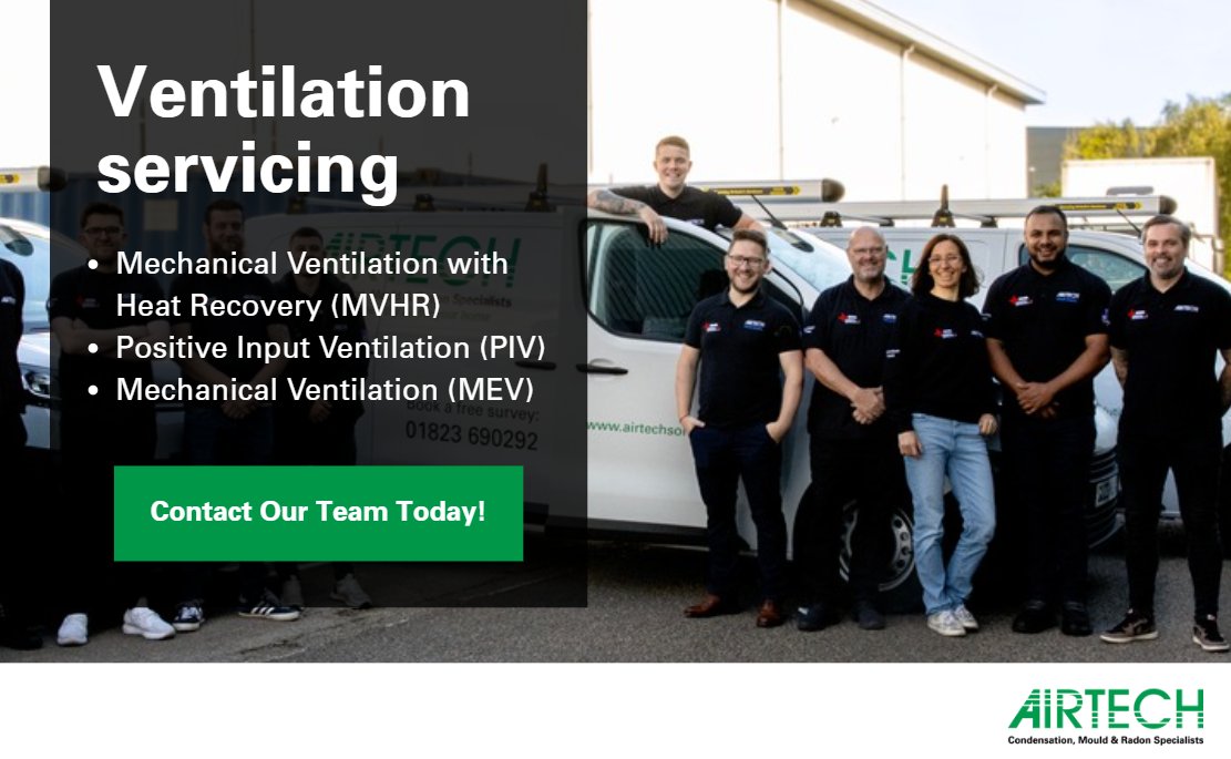 Keep homes safe, efficient &amp; compliant with Airtech. Our servicing packages offer:
- Filter replacement
- System sanitisation
- Airflow recommissioning
- Ongoing expert support

Protect tenants &amp; ensure peace of mind: airtechsolutions.co.uk/contact-us

#ServicingSolutions #TenantHealth