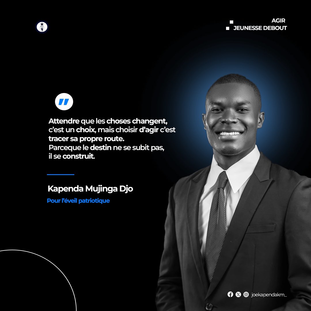 #RDC PROVINCE DU LUALABA 🇨🇩
Congo un pays au grand destin, ensemble dressons nos fronts longtemps courbés 
Notre vie commence à s’arrêter le jour où nous devenons silencieux à propos des choses qui comptent.

Notre pays a un potentiel énorme, il est grand temps que ce potentiel