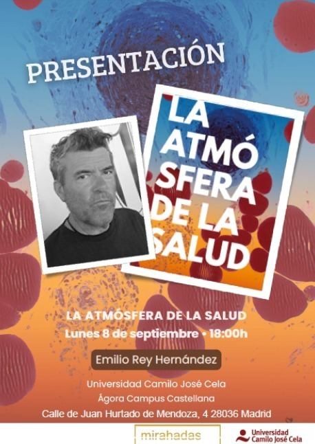 EmilioRey's tweet photo. ¡Llegó el día!

Hoy a las 18h presento La atmósfera de la salud.

Será en la @UCJC, Calle de Juan Hurtado de Mendoza, 4 Madrid. Metro Cuzco.

Si no puedes ir, @agoranews transmitirá en vivo el evento. Puedes conectarte aquí a esa hora: https://t.co/7UiLGv9R5Y

¡Os espero! https://t.co/M1TMyYULvh