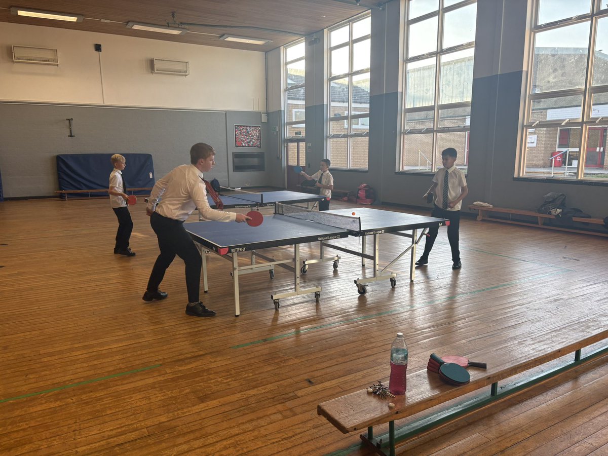 Great to see early morning table tennis club back up and running 🏓 boys are looking sharp despite the 6 week break 🙌 bring on some matches later this term
#greatstarttotheday