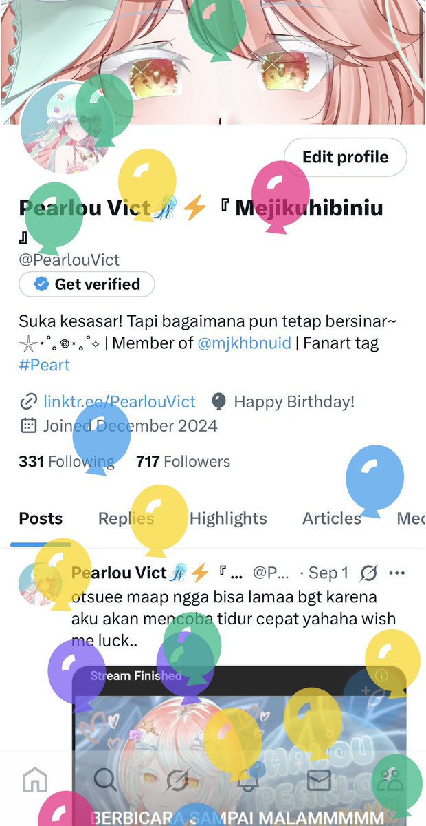 Aaaa udah tanggal 8 sept aja ada banya balonnnn💞