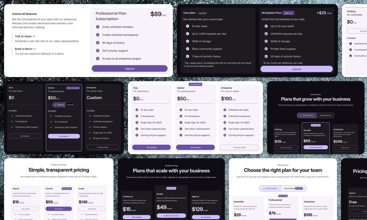 ngMaterialDev's tweet image. Your pricing page is your most important sales tool. We just made it easier to build.
Introducing a massive collection of "Pricing Section" blocks for Angular Material
Dozens of styles for any business model.
Find your perfect fit: ui.angular-material.dev/blocks/marketi…
#Angular #SaaS #UIUX
