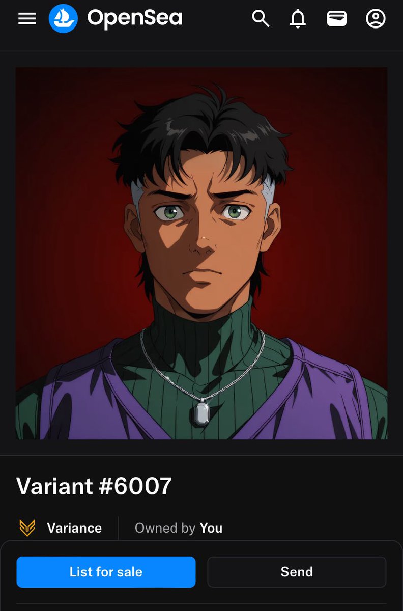 I tried my luck minting 1 <a href="/playvariance/">Variance</a> pfp NFT yesterday not sure I like this guy after the reveal 😅 think I’ll be minting more luckily I get a rare before minting ends 🌚

Even tried making something with <a href="/Everlyn_ai/">Everlyn</a> this morning bro told me to bring my job later idk if the Ai