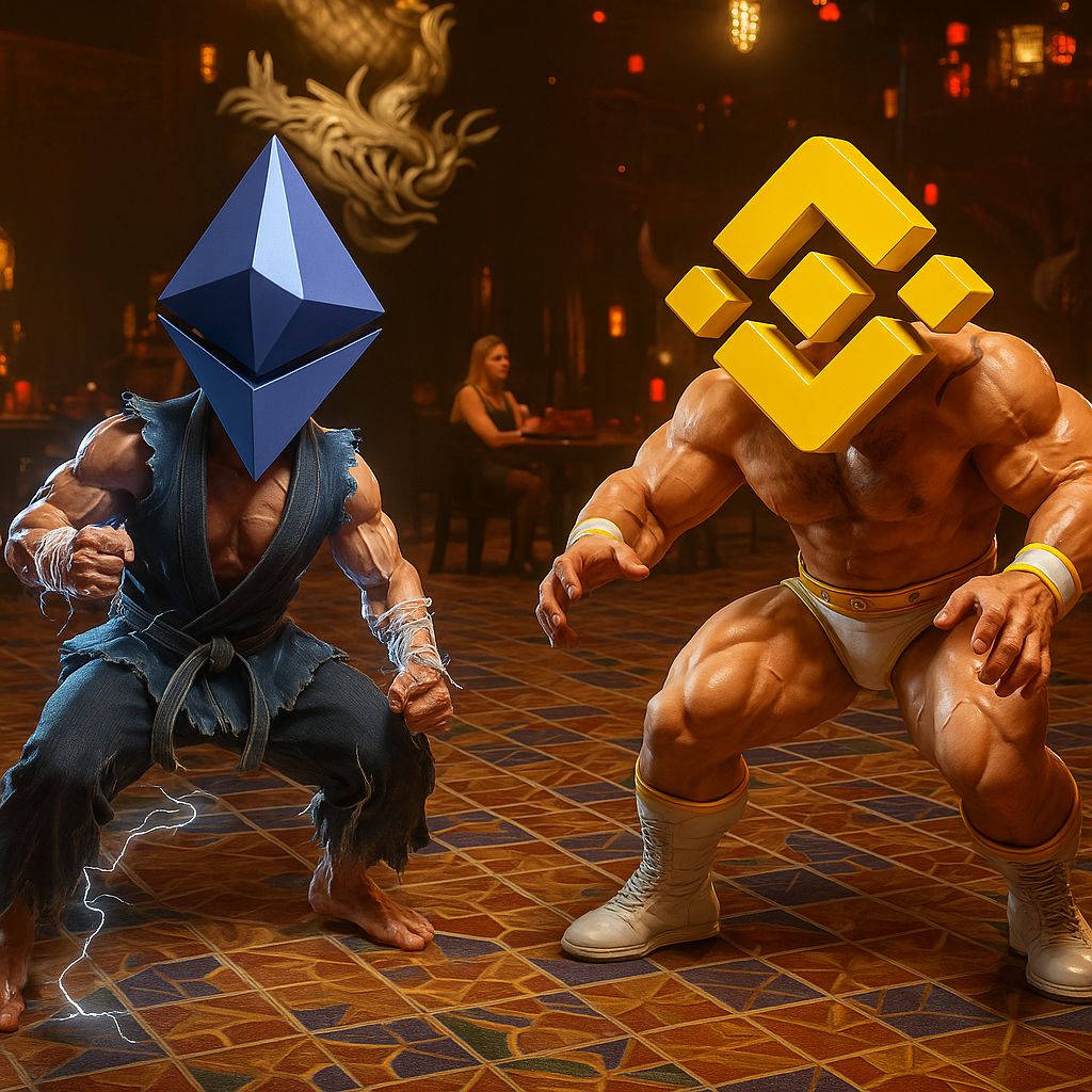 Who wins?

ETH = 👍

BNB = 💬