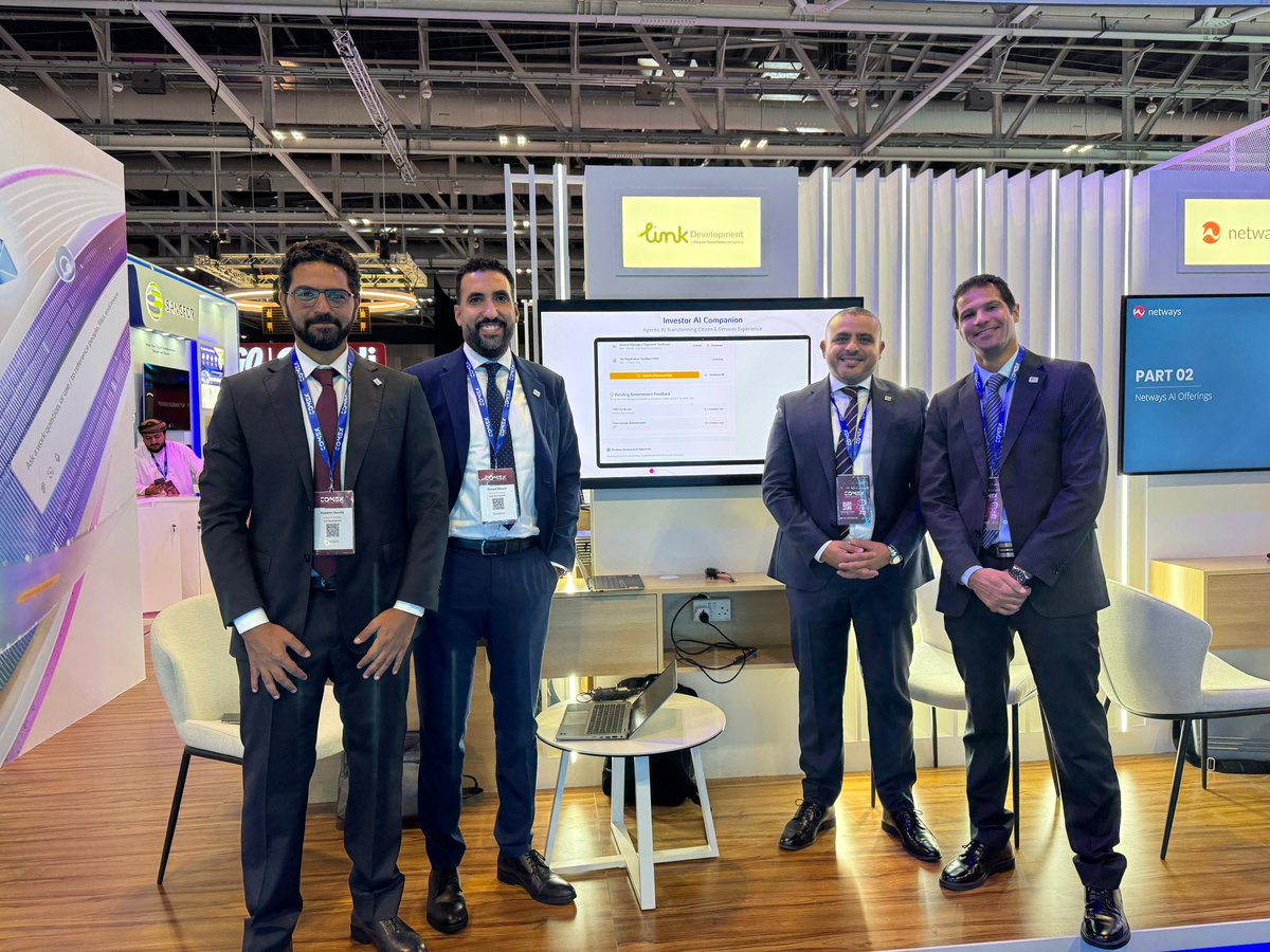 linkdevelopment's tweet image. COMEX 2025 is officially open! 

Our team is ready to showcase revolutionary AI solutions at Microsoft booth V3. Come discover how we&apos;re making government services as simple as conversation.

#LinkDevelopment  #Microsoft  #COMEX2025 #AI