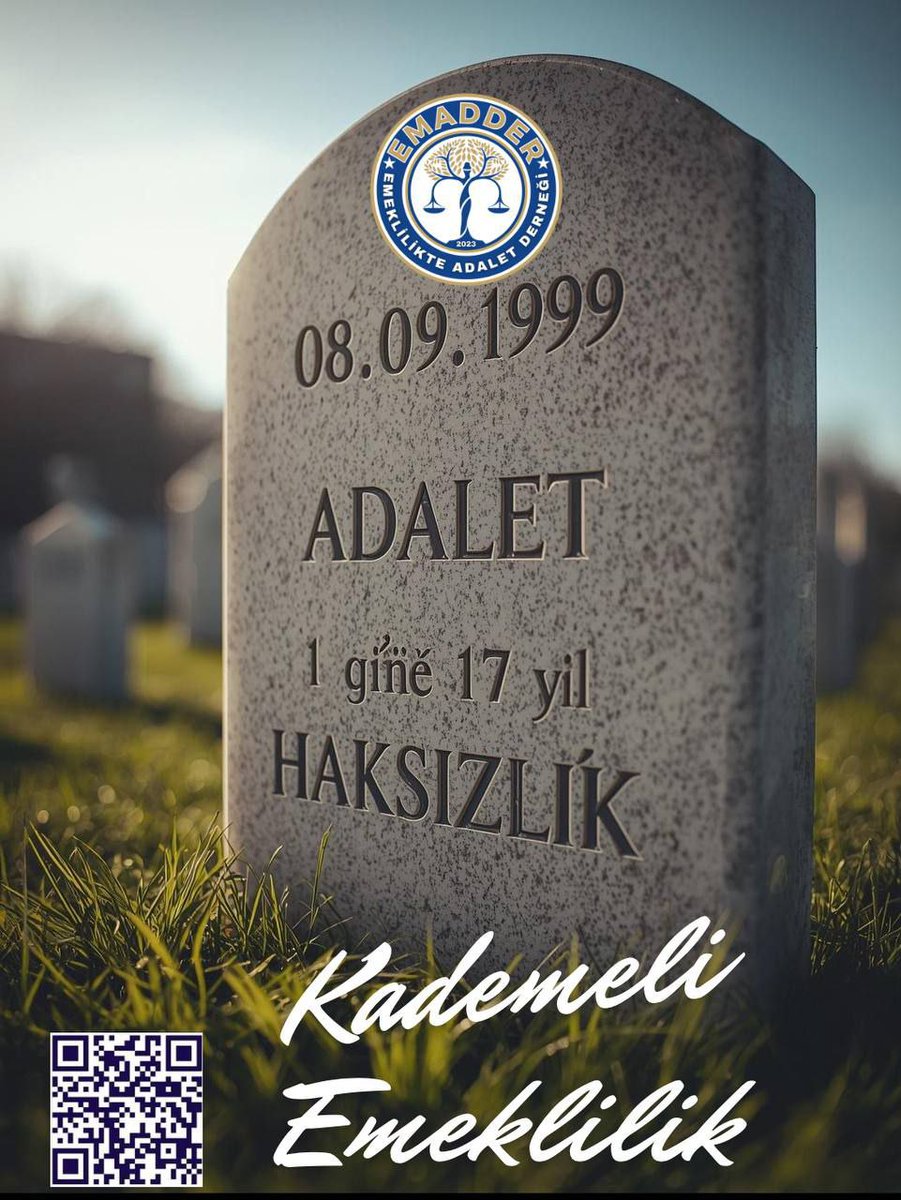 🖤 8 Eylül: Adaletin Kara Günü

8 Eylül 1999…
Bir günün, milyonların hayatını altüst ettiği tarih.

Bir gün önce işe başlayanla, bir gün sonra başlayan arasında 17–20 yıl fark yaratıldı.
Bir günle alınan bu karar, milyonlarca emekçiyi mezarda emekliliğe mahkûm etti.
Adalet