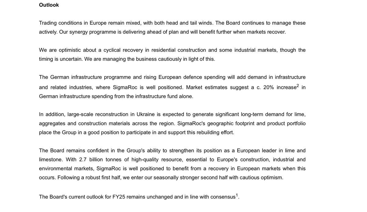 rhomboid1MF's tweet image. #SRC interims show them doing what they said they would do …albeit adjusted
londonstockexchange.com/news-article/S…
2.7 billion tonnes of resources is a lot of future revenue…just not sure what time period my DCF needs to cover…
Ex holding….its an impressive business