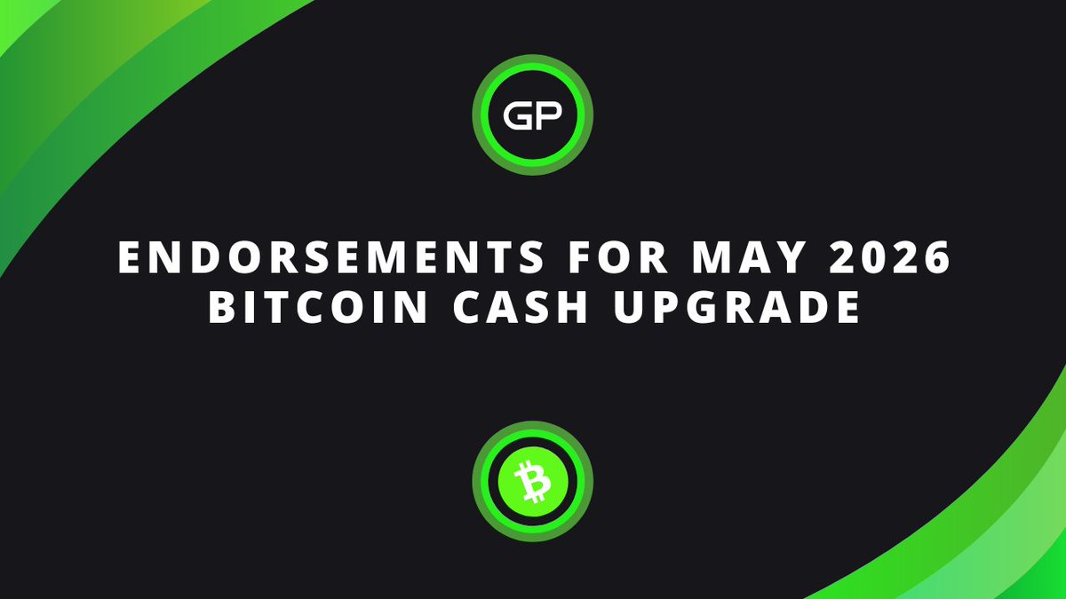 We present our rationale and endorsements for CHIPs in the 2026 Bitcoin Cash upgrade.
read.cash/@GeneralProtoc…