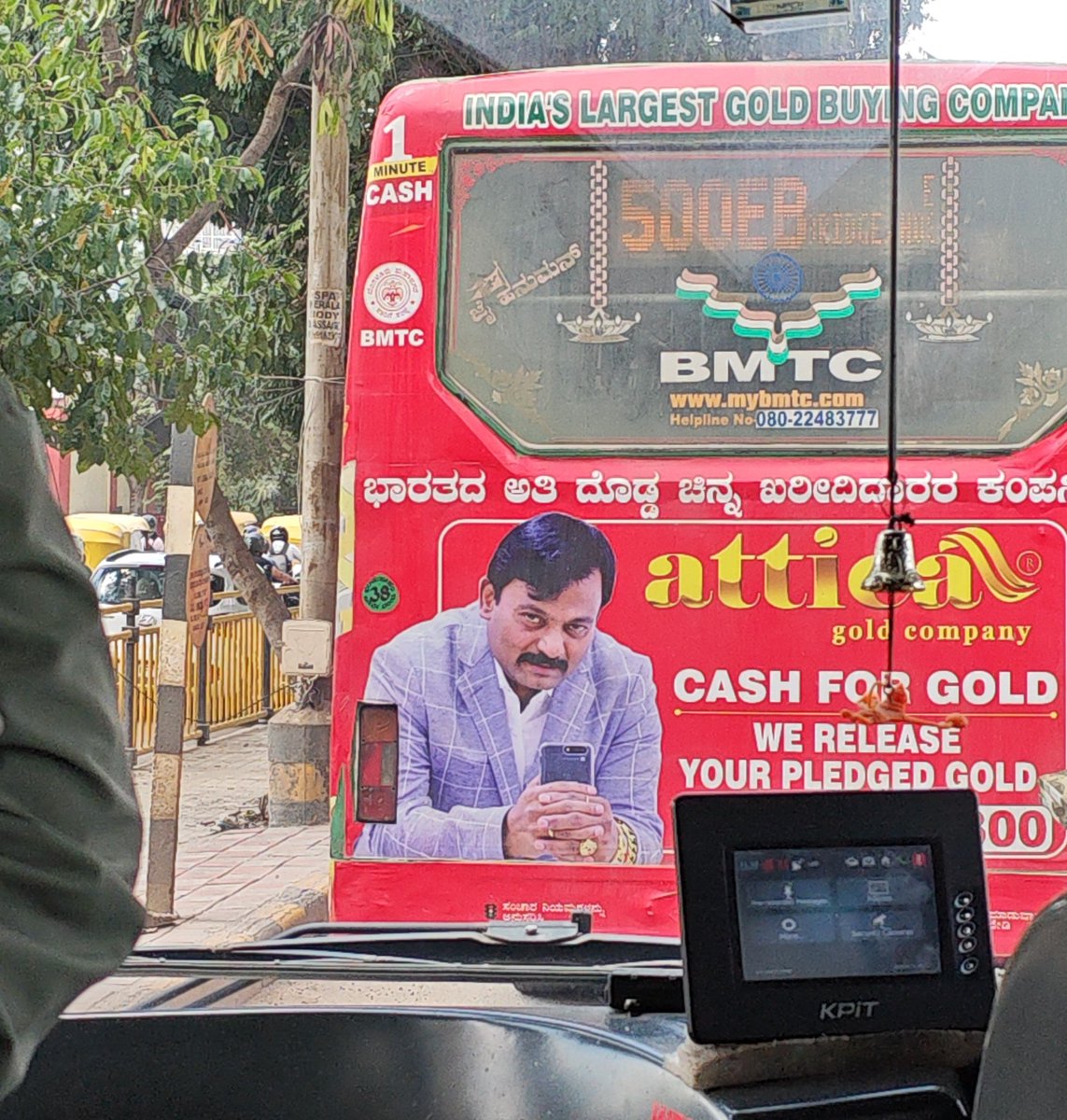 nschalll's tweet photo. Every time I look out of a BMTC bus window, this man is there… pointing his camera straight at me 💀. Enough is enough.

#removebabu #Bengaluru #bmtc https://t.co/jz8v9YVlUh