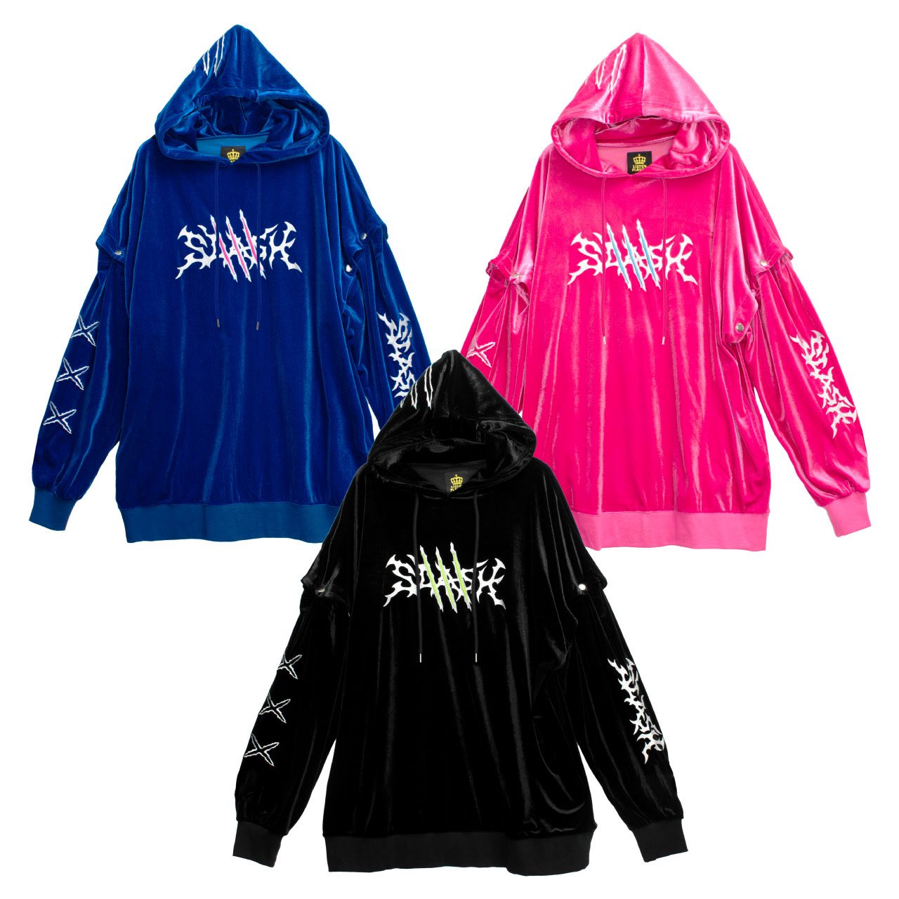 プトマヨ　ベロアパーカー アンドロイドガール】パーカー / ブラック | OTOIRO ONLINE STORE