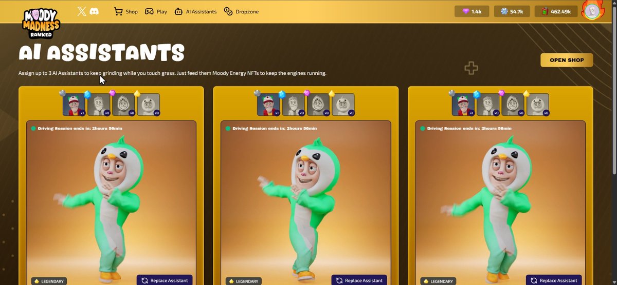 Good morning, guys! ☀️ 
Hope you're having a great Monday! 
I just finished the Dreamilio Drift in <a href="/MoodyMights/">Moody Madness</a> 🥰 The Assistants definitely helped me out 💚
Does anyone know if the Assistants help with the battle pass too? 😍😍