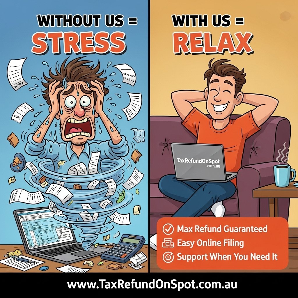 TaxRefundOnSpot's tweet image. WITHOUT US = STRESS , WITH US = RELAX!
#relax #TaxReturnExperts2025 #RefundProcessing #Taxmania #FYPシ #WaitForIt #BitcoinEarnings