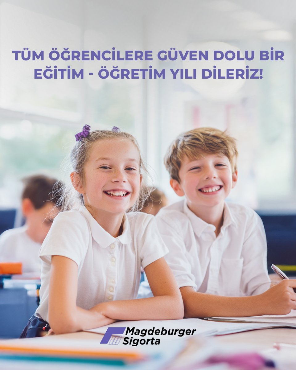 İlk ders zili bugün çalıyor!

Tüm öğrencilerin, 2025-2026 yeni eğitim-öğretim yılının ilk dönemini güven, sağlık ve mutluluk dolu geçirmelerini dileriz.

#MagdeburgerSigorta #İlköğretimHaftası
