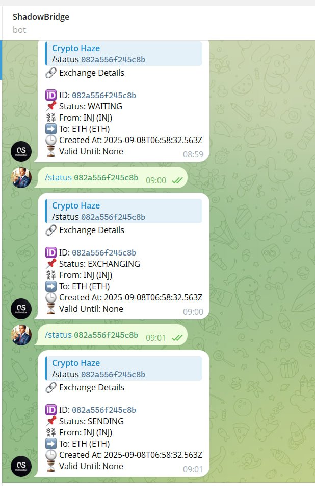 I tried the new #shadowbridge of #0xs. This is was so easy, fast and cheap. You can now bridge funds from your Phantom, keplr, trust, MM wallet etc and vice versa with complete anonimity

And even better the fees paid are going to the community. 

Graphic UI coming this week 🔥