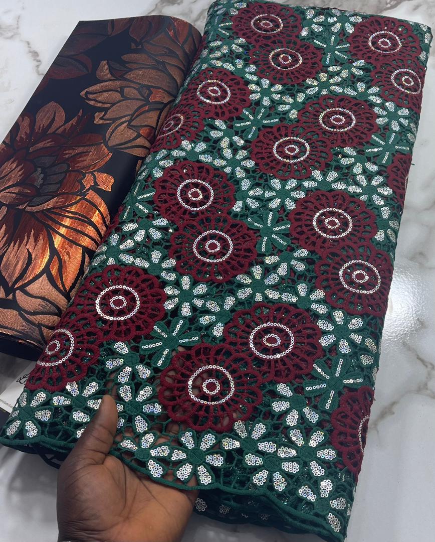 abeeoulah's tweet photo. Luxury isn’t a choice, it’s a lifestyle. This lace fabric is your key to looking unforgettable. 
Price: ₦85,700
Brand: Tissue lace 
Yardage: 5yards 
Location: Lagos State 
DM to order today! https://t.co/ebxIXaE0SK