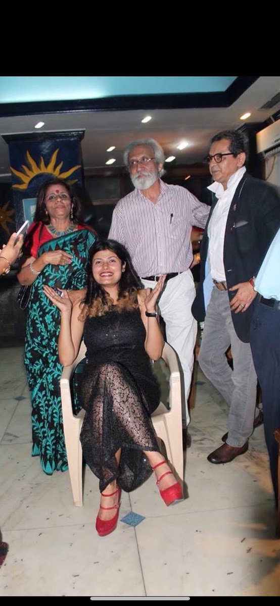 My friendship with Sankarshan defied most logic.
Except one—he sought me whenever an honest, no holds barred conversation was to be had. I sought him whenever I was annoyed by mediocrity. His writing was luminous, as was his friendship.
<a href="/atiyaz/">atiya zaidi</a> <a href="/irfhabib/">S lrfan Habib एस इरफान हबीब عرفان حبئب</a> &amp; him at my 30th b’day.