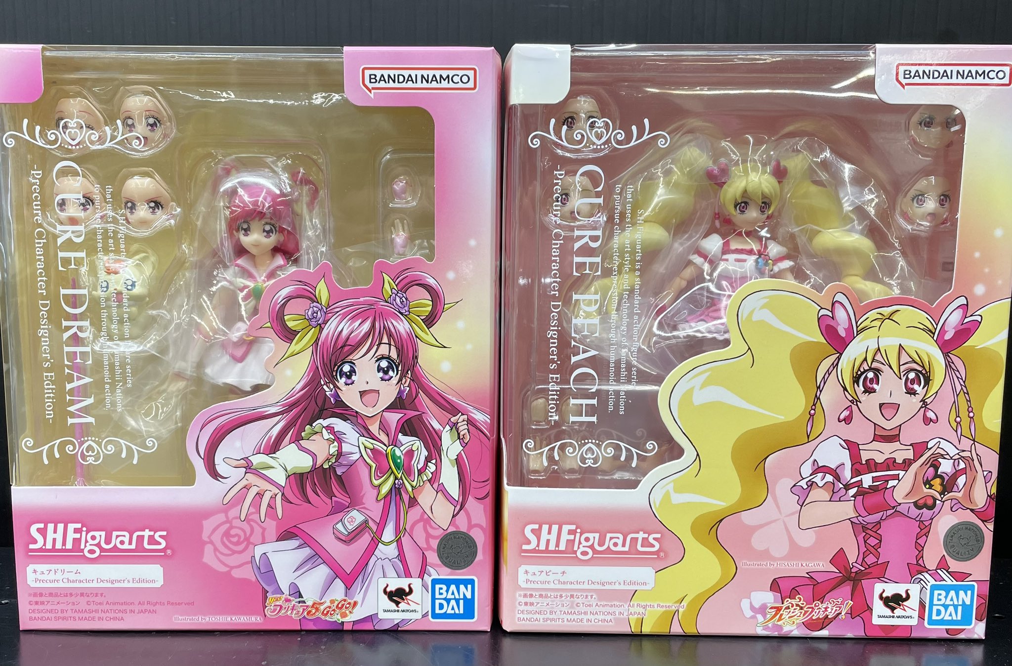 プリキュア5 キュアドリーム キュアピーチ フィギュア2点セットまとめ売り S.H.Figuarts『プリキュア』シリーズに「-Precure Character
