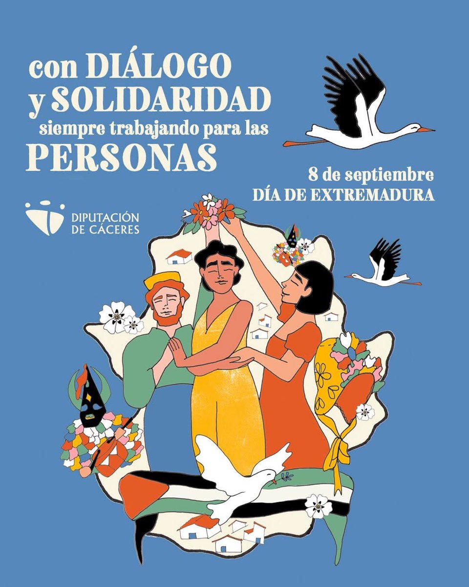 💚🤍🖤 Feliz Día de Extremadura ‼️

Desde la <a href="/DiputacionCC/">DiputacionCC</a> celebramos una tierra de cultura, historia y personas comprometidas con el futuro común.  

Seguimos trabajando con diálogo, solidaridad y al lado de quienes hacen grande Extremadura.  

#DíaDeExtremadura