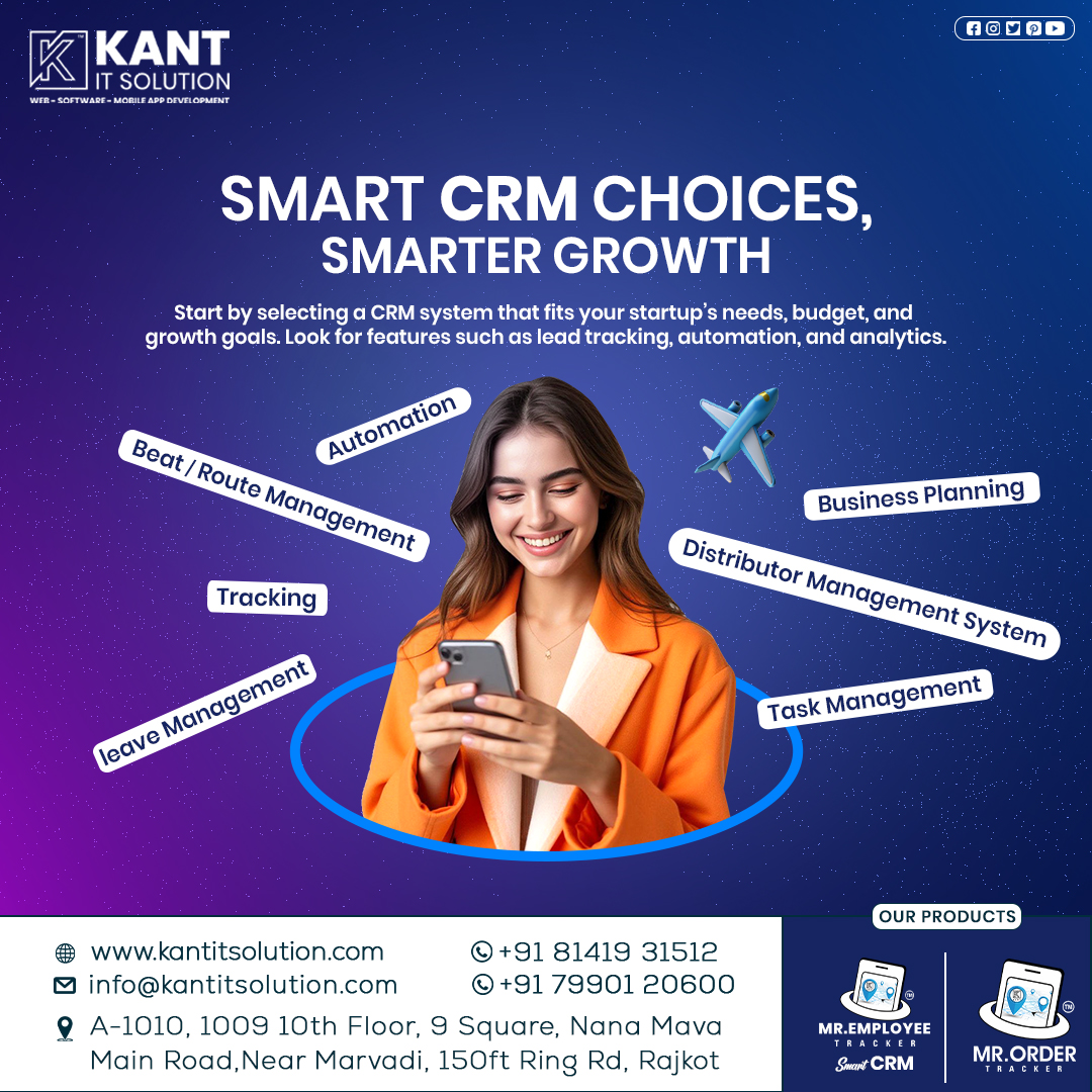 Kantsolution's tweet image. ⚡ Boost efficiency, simplify management &amp;amp; achieve growth with Kant’s Smart CRM!
.
#CRMSoftware #SmartGrowth #automationsolutions #CRM #BusinessPlanning #crmsoftware #trackingsystem #BeatRoute #DMS #kantitsolution