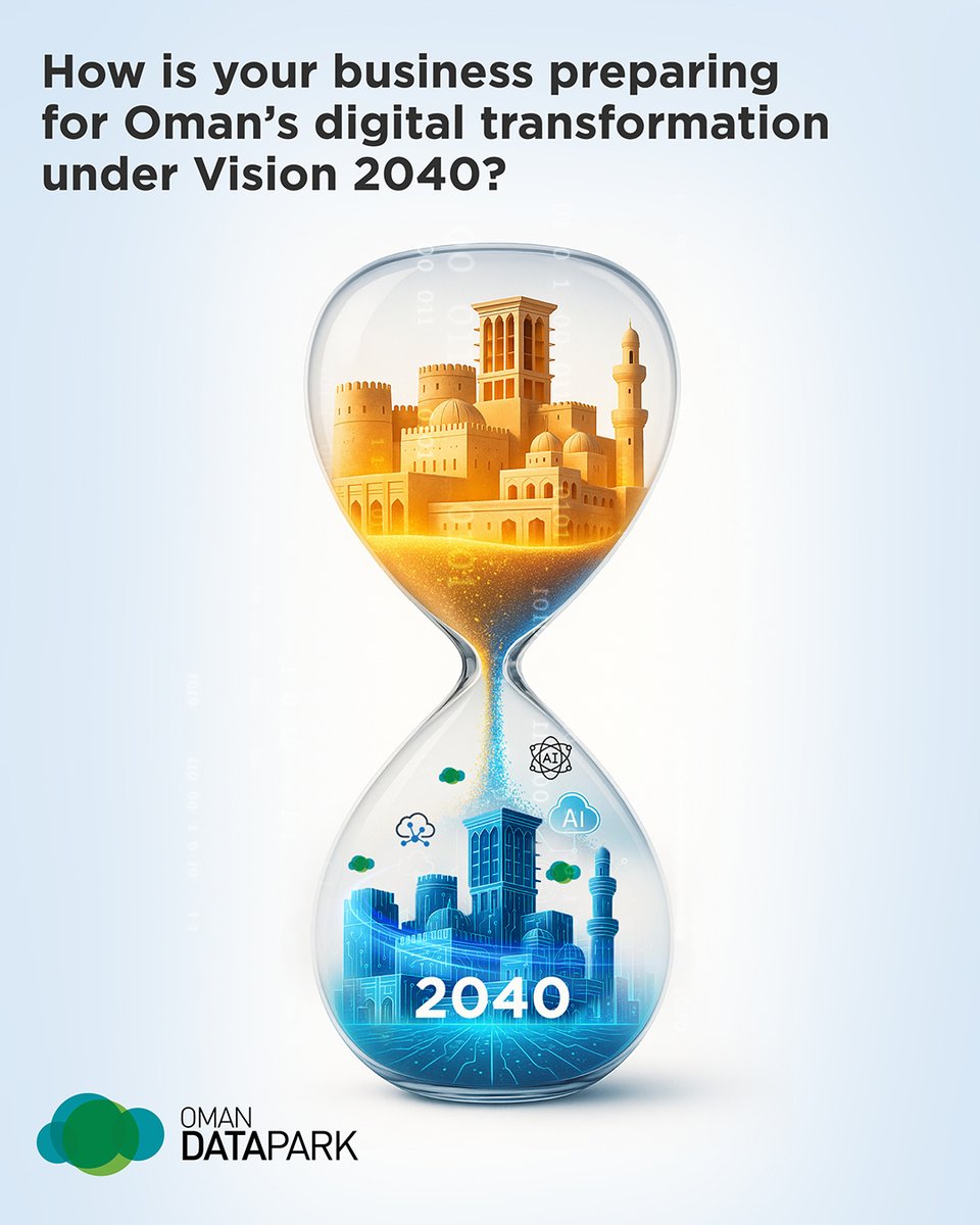 Oman’s Vision 2040 is setting the course for a digitally empowered economy.
How is your business preparing for this transformation?
Let’s build the future together with secure, scalable cloud and data center solutions from ODP. 

#OmanVision2040 #DigitalOman #ODP