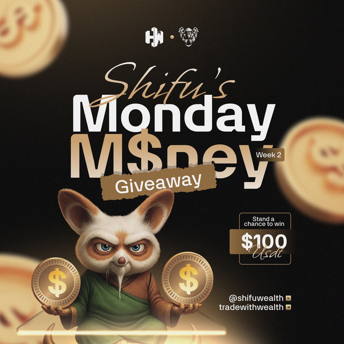 ShifuWealth (Mpmc,CFWC) (@shifuwealth) on Twitter photo 💰$100 CRYPTO GIVEAWAY💰
Week 2/4 🚀
✅Follow <a href="/shifuwealth/">ShifuWealth (Mpmc,CFWC)</a> & <a href="/houseofwealth_/">HouseOfWealth LLC</a>
✅Sign up at fundednext.com/?fpr=wealth-is… (Show Proof)
✅Tag any 2 friends 🧡
✅Retweet
Ends in 7 days!
#ShifuMondayMoney
Don’t sleep on free money 💰 💰$100 CRYPTO GIVEAWAY💰
Week 2/4 🚀
✅Follow <a href="/shifuwealth/">ShifuWealth (Mpmc,CFWC)</a> & <a href="/houseofwealth_/">HouseOfWealth LLC</a>
✅Sign up at fundednext.com/?fpr=wealth-is… (Show Proof)
✅Tag any 2 friends 🧡
✅Retweet
Ends in 7 days!
#ShifuMondayMoney
Don’t sleep on free money 💰