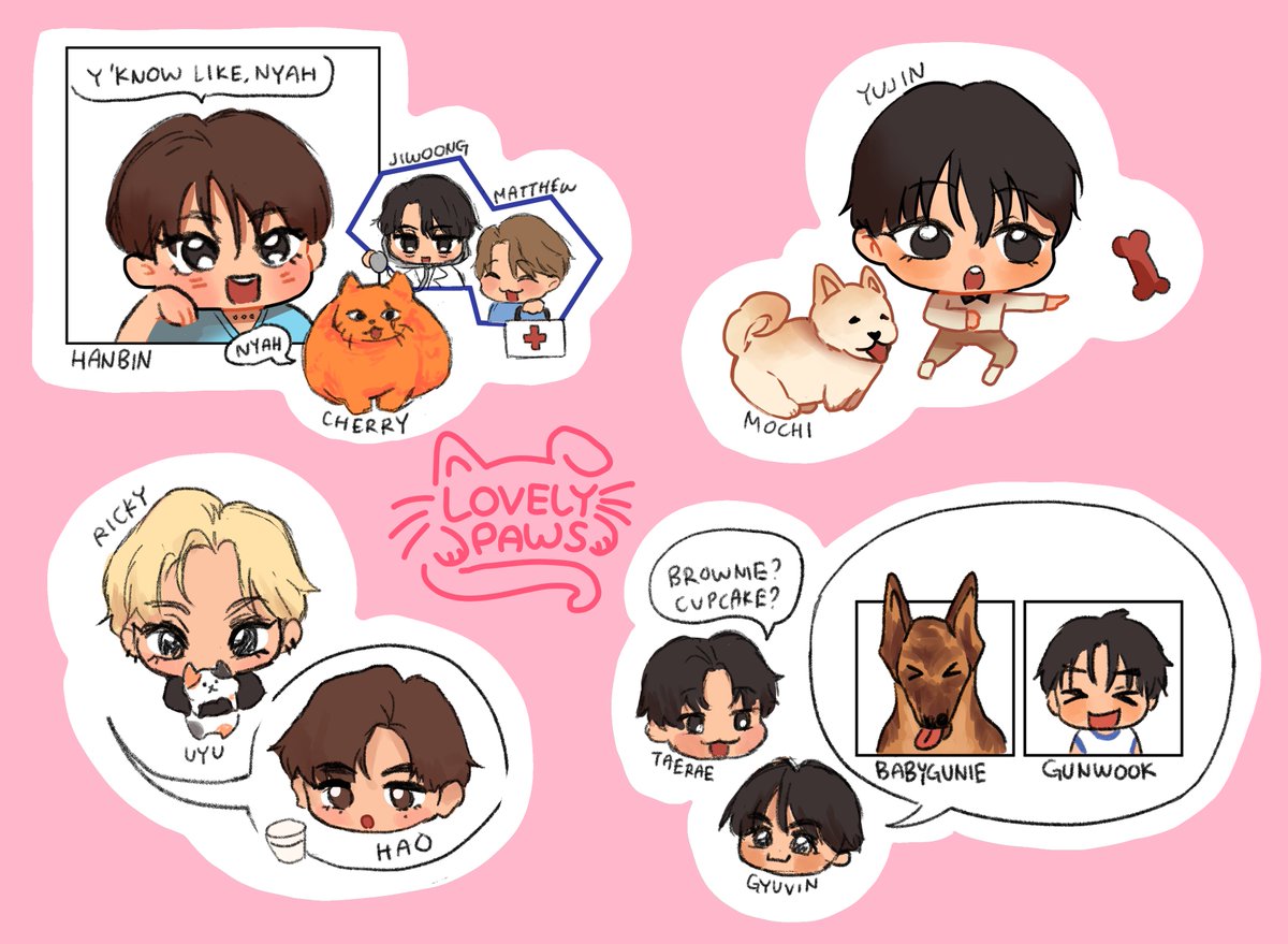 lovely paws for <a href="/zerose_minibang/">Zerose Minibang 2.0</a> 
collab fic by <a href="/Hao__ris/">Hao~risnini is iconik</a>

link 🐈🐕: archiveofourown.org/works/70077011…

#zb1fanart
