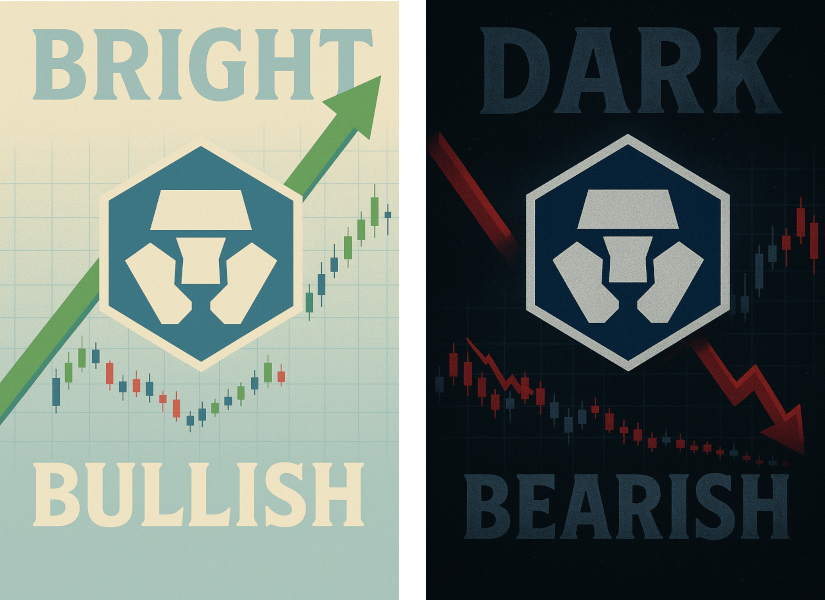 Basman_Studios's tweet photo. 🚀🔥 Which side are YOU on? #crofam 

✨ BRIGHT – BULLISH 🌱 ⬆️✅

                       or

🌑 DARK – BEARISH 🩸 ⬇️❌

What will $CRO do next? 👀

⚔️ Pick your side &amp; drop it in the comments...
💬 Let the BRIGHT side WIN!

#Bullish #Bearish #Whatis212 https://t.co/xRLFnyyL3O