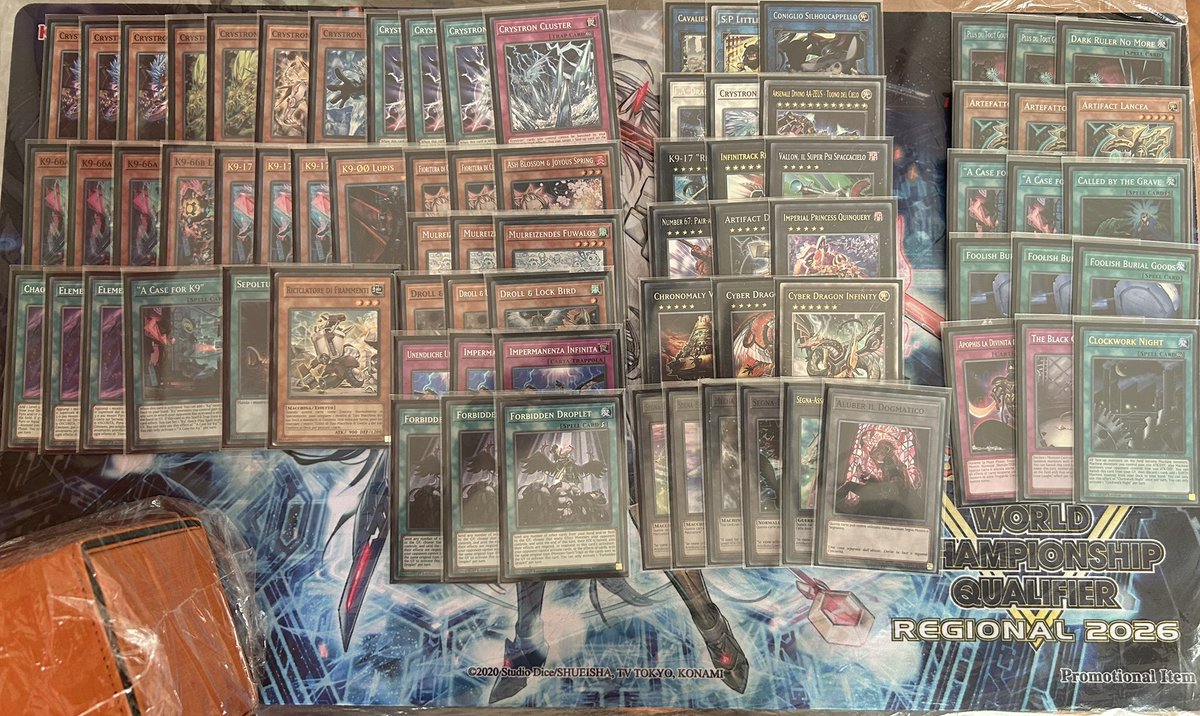 So… I won Catania WCQ Regional 
(64 Players)
Hoped to win some dices but won one :/
Shoutout to the homies and my goat <a href="/ElegionT7623/">Elegion TM</a> for the final

Match-Ups:
VS K9 ✅
Dracotail ✅
Dracotail ✅
Mitsu Ryzeal ✅
Crystron K9 ✅
VS K9 ✅ Zaru
