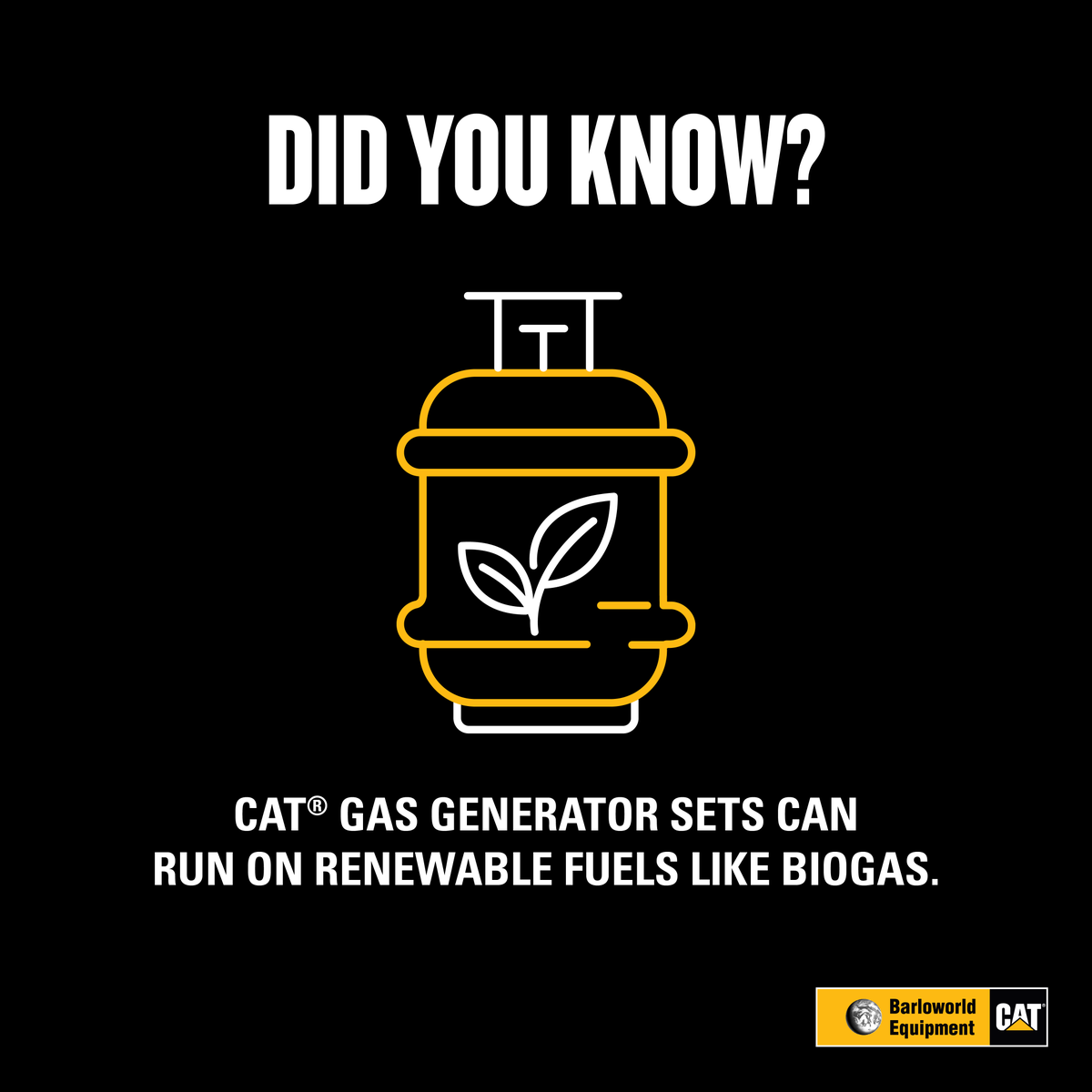 Turning waste into watts. Imagine your waste powering your business. 

With Cat® gas generators, renewable energy reduces both operating costs and carbon footprint.