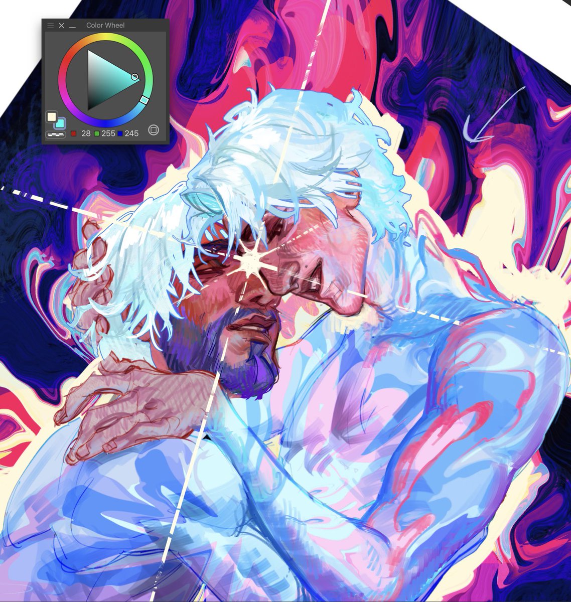 rou_tan_tan's tweet photo. Just drifting in the starlight ✨💫✨#jayvik https://t.co/UXSSAoatSj