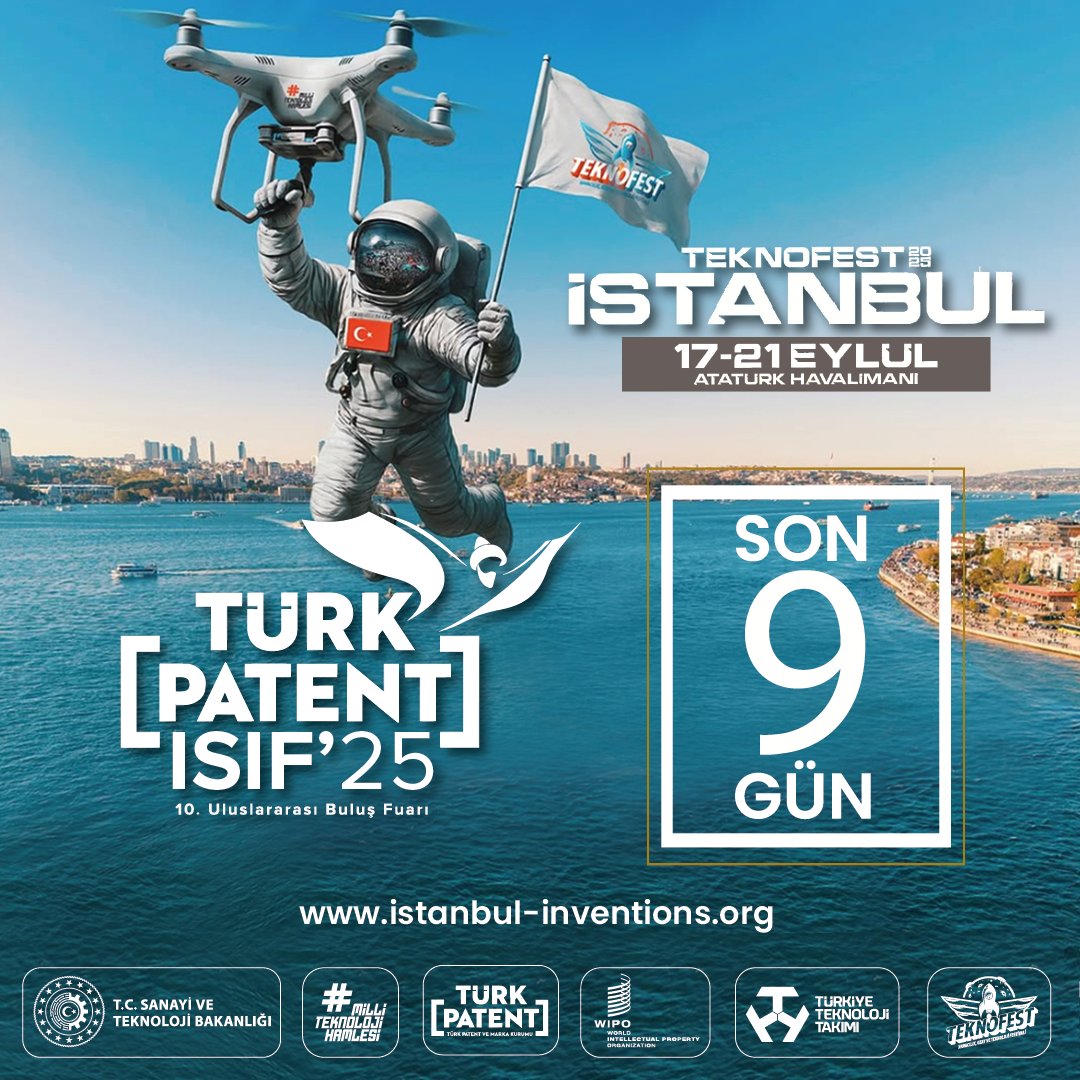 istanbulinvent's tweet photo. ⏳ The Countdown has begun, 9 Days to Go!

In its 10th year, TÜRKPATENT ISIF brings together inventors, startups, investors, and innovators from all around the world.

📍 17-21 Eylül, Atatürk Havalimanı
📍 September 17–21, Atatürk Airport

👉 https://t.co/gNhdOGu6YS

@TURKPATENT https://t.co/k8KMZXFOLc