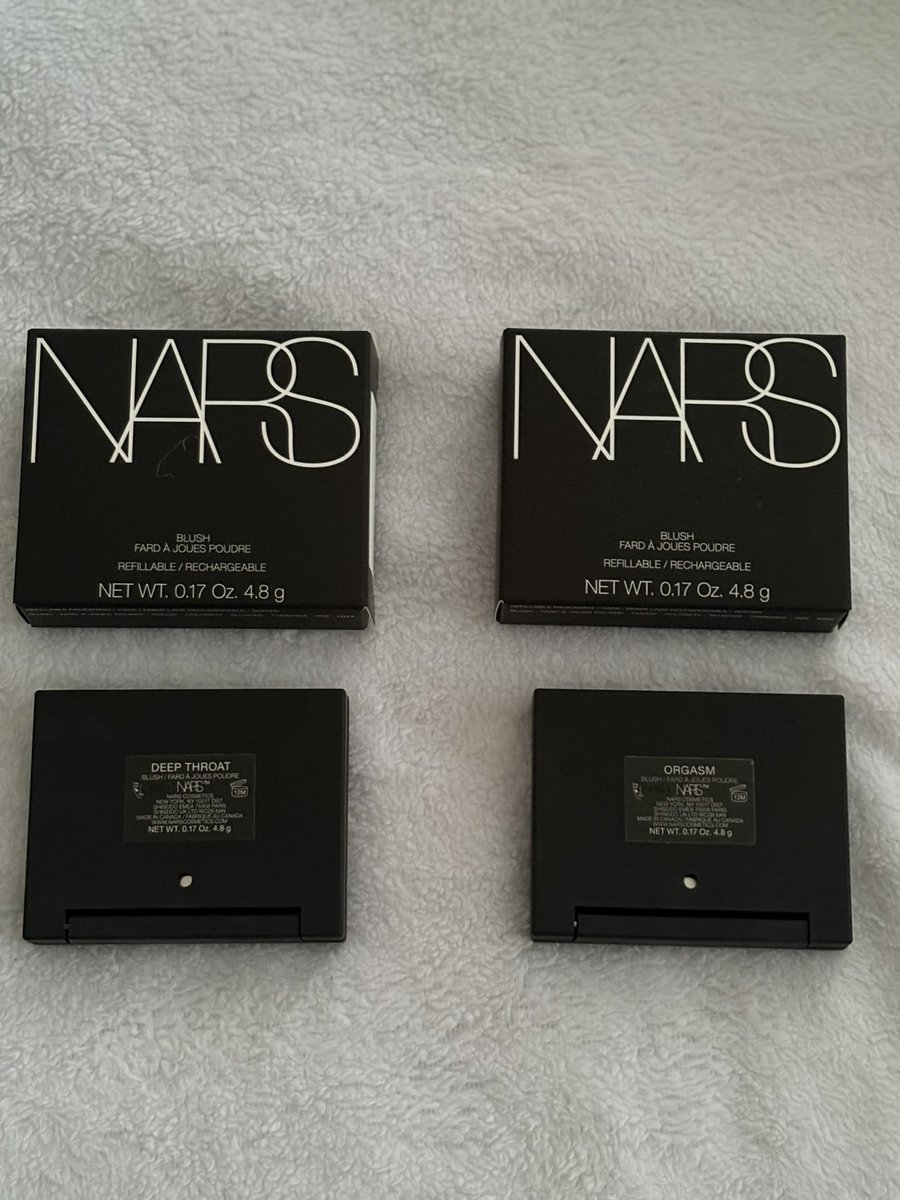 [ ON HAND ]

wts lfb ph 

NARS Powder Blush (full size) 

never been used!!

retail price: ₱2,050
my price: ₱1800

if getting both: ₱3k

shades avail:
> orgasm 
> deep throat 

📍muntinlupa city

mop: gcash or maya