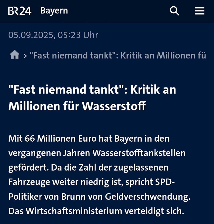Wieder mal ein teures Millionengrab – von Ideologen, die mit ihren reaktionären Dickschädeln durch die Wand wollten.
