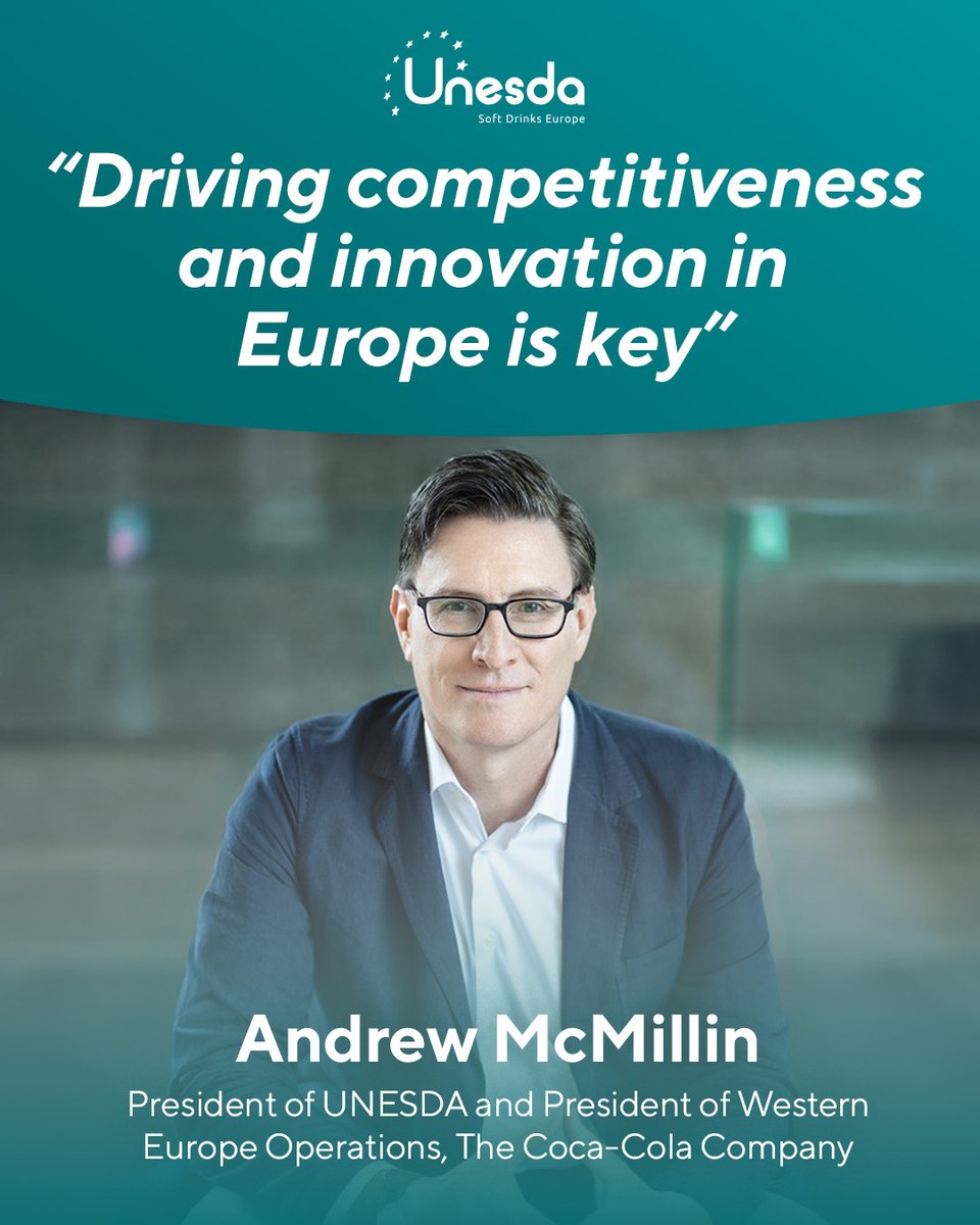 📣 Now out! 

Be sure to read the latest interview with UNESDA’s President, Andrew McMillin in the <a href="/Parlimag/">The Parliament Magazine</a> ⤵️
theparliamentmagazine.eu/partner/articl…

Andy outlines our sector’s priorities, making the case for EU policies that are clear and coherent, and support #innovation and sustainable
