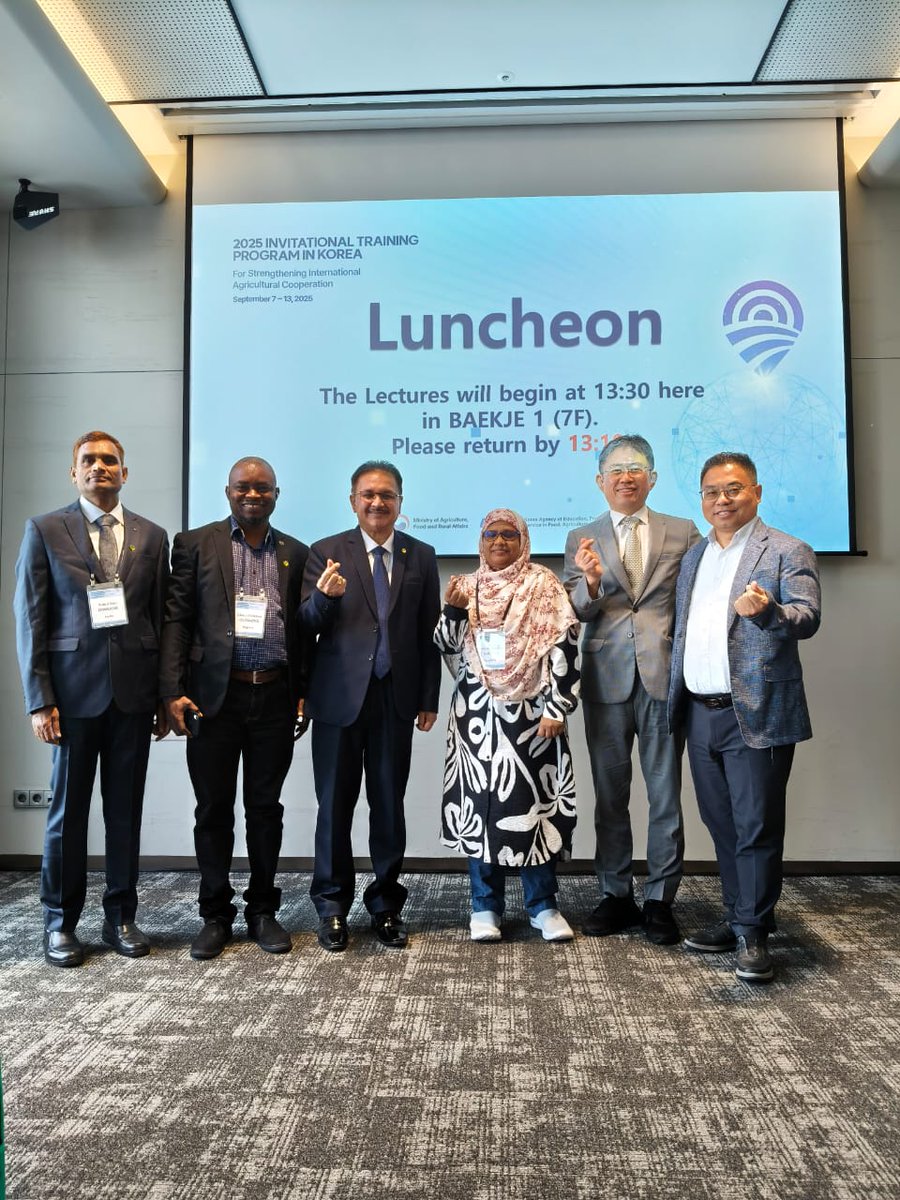 At the official opening lunch of training program for Strengthening International Agricultural Cooperation hosted by the Ministry of Agriculture, Food and Rural Affairs. South Korea. #AARDO #EPIS
 <a href="/biodunaoyebanji/">Biodun Oyebanji</a> <a href="/ekitistategov/">Government of Ekiti State</a>