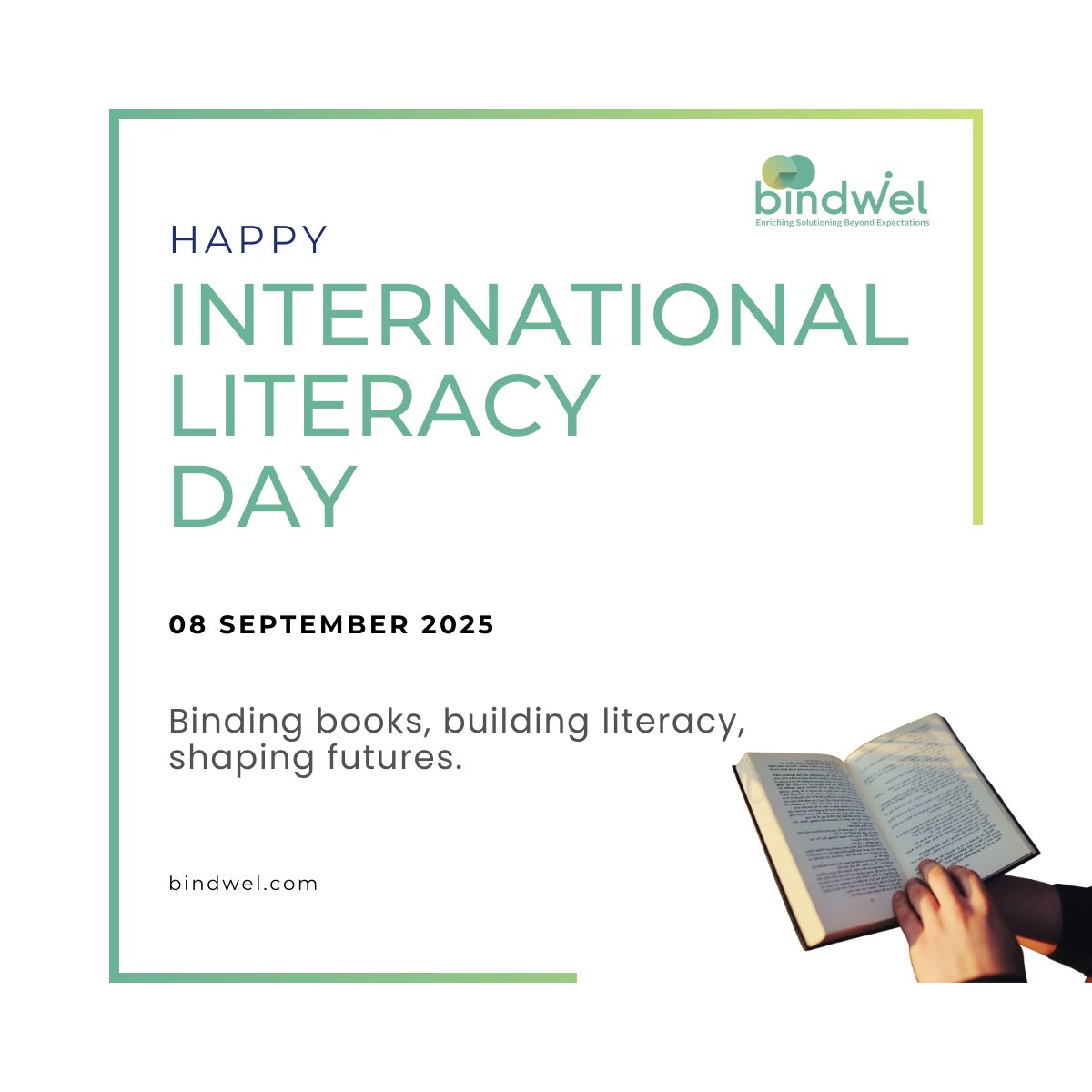 📚 On #InternationalLiteracyDay, we celebrate the power of literacy — the foundation of learning &amp; opportunity
At Bindwel, our Gift a Book to a Child campaign has shared 25,000+ books across India, nurturing young readers &amp; supporting literacy
#bindwel #GiftABook #ReadingMatters