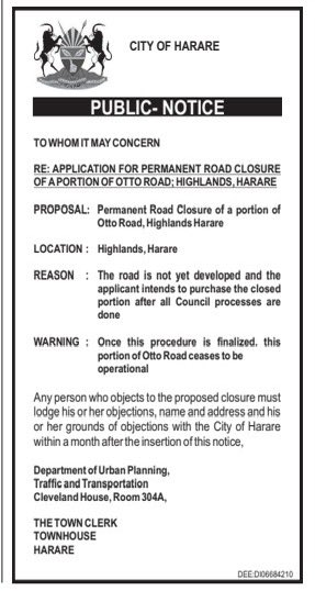 In normal circumstances, a public notice about closing a road is part of standard city planning, allowing citizens to object or support a proposal. 

However, when the applicant is the president’s son, the process ceases to be about planning and becomes a symbol of elite capture.