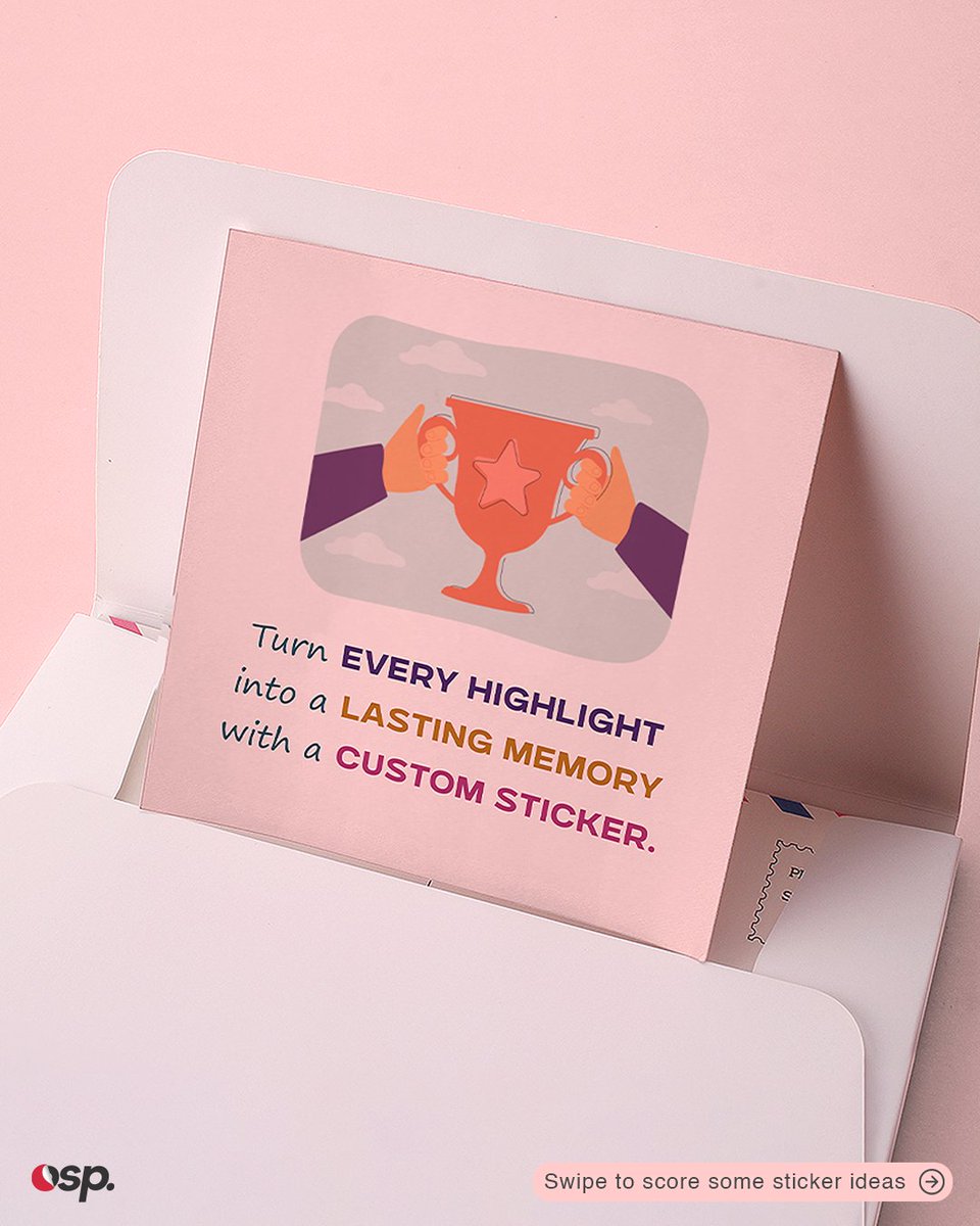 OzStickerPrint's tweet image. This isn't just a highlight—it's a #championship moment, so make it stick! 

Every great win deserves a trophy, and your #customsticker is the perfect way to make this achievement a lasting memory. 

Get started and make your memories stick now! 
👉 ozstickerprinting.com