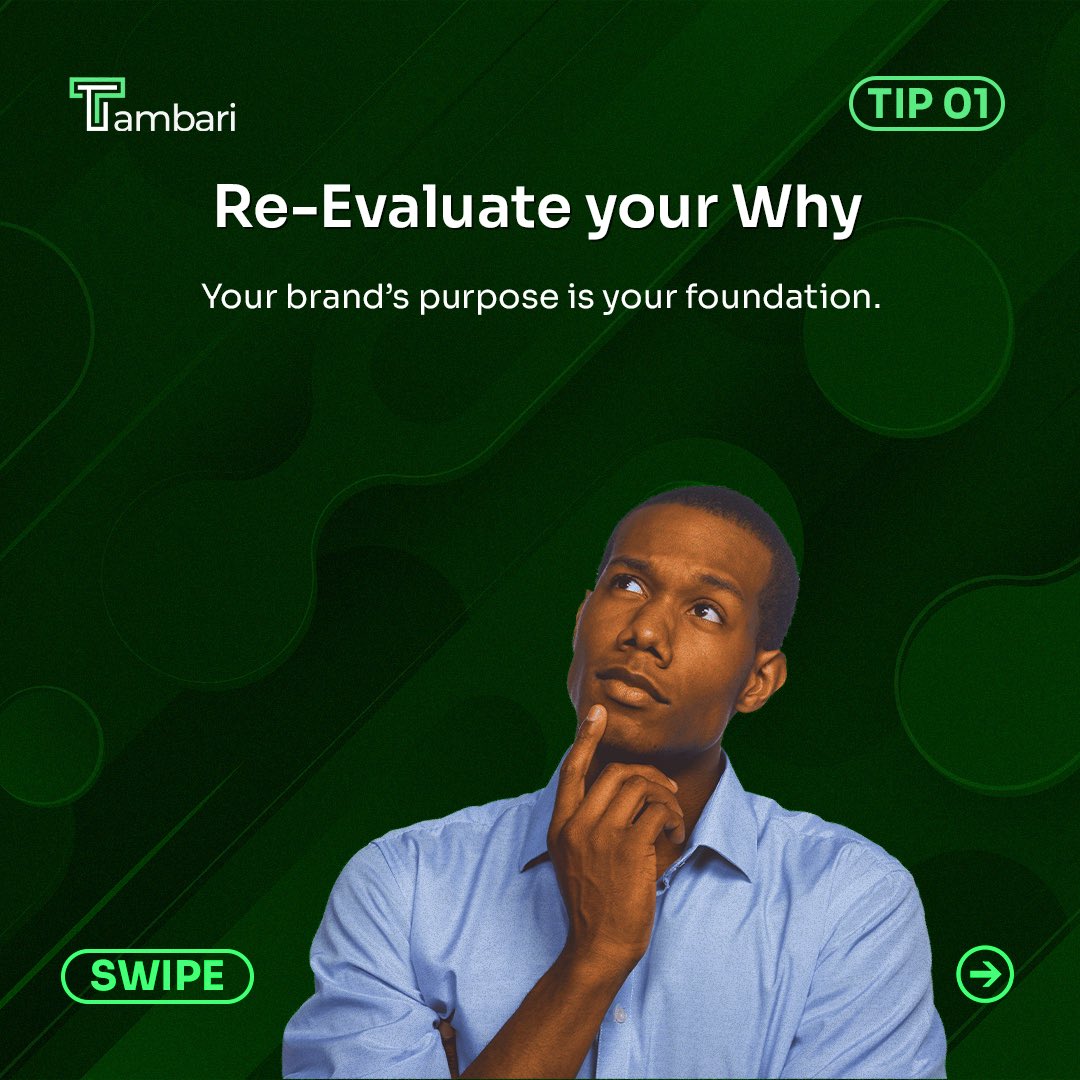 tambari_design's tweet image. Kick off your week with a brand refresh! Here are 5 steps to elevate your brand for Q4. #MondayMotivation #BrandIdentity #DesignThatDefines #tambari