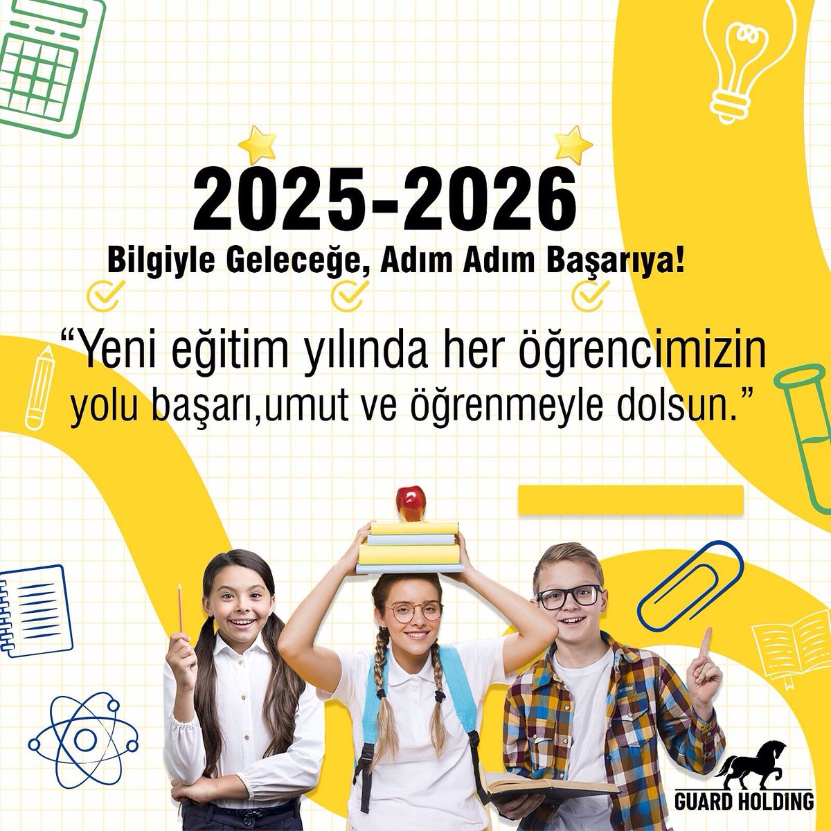 YENİ EĞİTİM YILINDA HER ÖĞRENCİMİZİN YOLU BAŞARI, UMUT VE ÖĞRENMEYLE DOLSUN.
