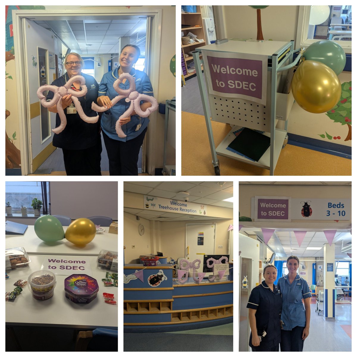 Today is the day we Launch our Paediatric SDEC at Stockport 💚💜
<a href="/rachaelwhitting/">rachael whittington</a> <a href="/LeanneMulholla5/">Leanne Mulholland</a> <a href="/StockportNHS/">Stockport NHS FT</a> @treehouseward  <a href="/StockportPtExp/">Stockport Patient Experience</a> @